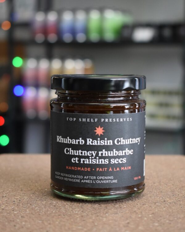 Rhubarb Raisin Chutney